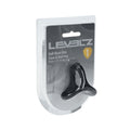 LEVELZ Soft Bead Grip Silicone Cock Ring - Black - Black Cock & Balls Rings