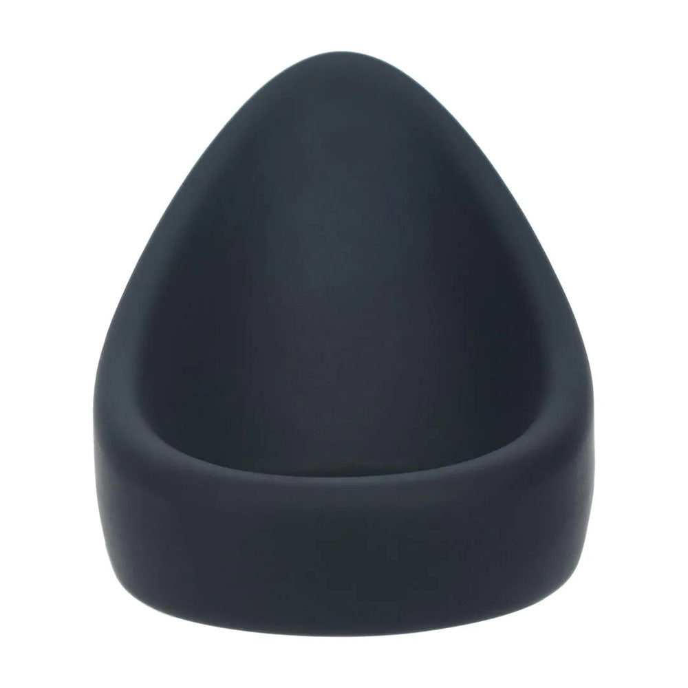 LEVELZ Teardrop Silicone Cock Ring - Black Cock Ring