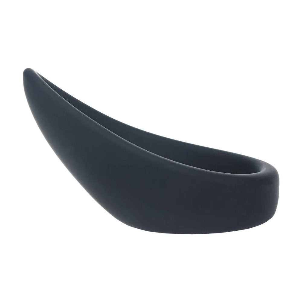 LEVELZ Teardrop Silicone Cock Ring - Black Cock Ring