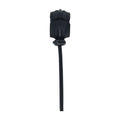 LEVELZ Wide Detachable Lasso Cock Ring - Black - Black Adjustable Cock Ring