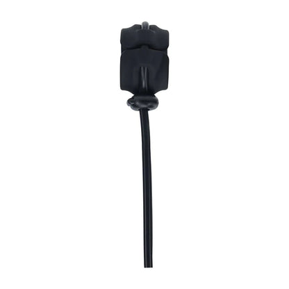 LEVELZ Wide Detachable Lasso Cock Ring - Black Adjustable Cock Ring