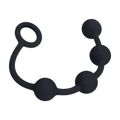 LEVELZ Round Silicone Anal Balls - S - 20mm - Black Small Anal Balls
