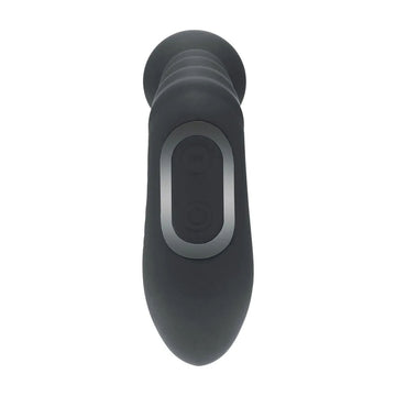 LEVELZ Rechargeable Beaded Prostate Massager - Black USB Rechargeable Heating + Vibrating Prostate Massager
