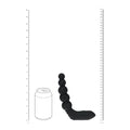 LEVELZ Rechargeable Beaded Prostate Massager - Black USB Rechargeable Heating + Vibrating Prostate Massager