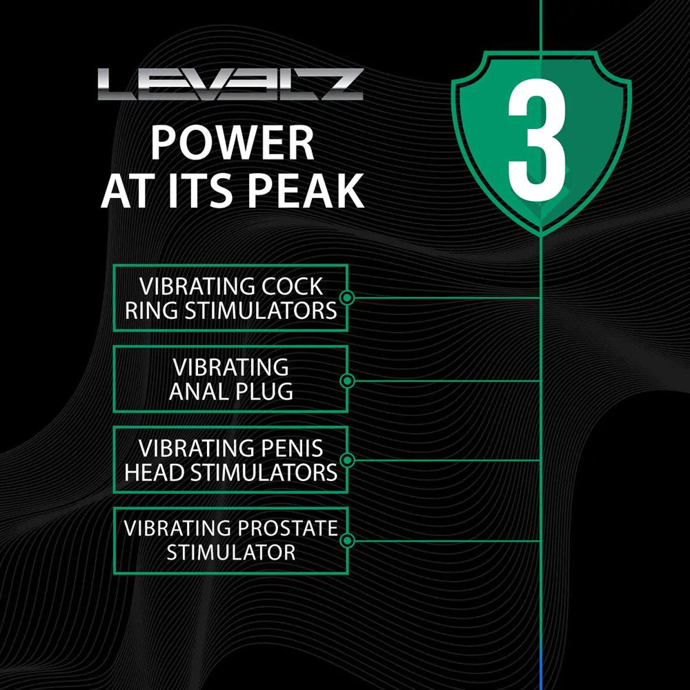 LEVELZ Vibrating & Rotating Anal Plug
