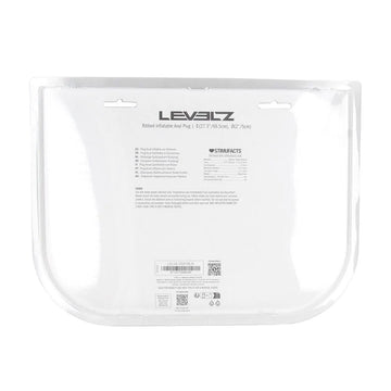 LEVELZ Ribbed Inflatable Anal Plug - Black Inflatable Butt Plug