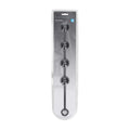 LEVELZ Round Silicone Anal Balls - L - 40mm - Black 40.5 cm Large Anal Beads