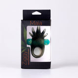Maia Ziggy - Hemp Green USB Rechargeable Vibrating Cock Ring - Image 2