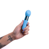 Maia RINA - Blue - Blue 13.3 cm USB Rechargeable Vibrator - Image 2