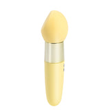 Maia RINA - Yellow - Yellow 13.3 cm USB Rechargeable Vibrator - Image 4