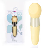 Maia RINA - Yellow - Yellow 13.3 cm USB Rechargeable Vibrator - Image 1