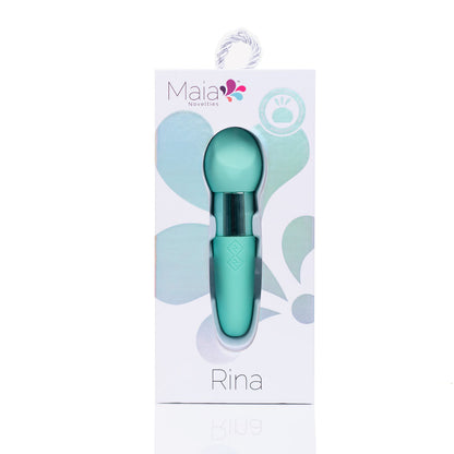 Maia RINA - Teal 13.3 cm USB Rechargeable Vibrator