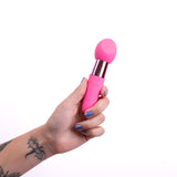 Maia RINA - Pink - Pink 13.3 cm USB Rechargeable Vibrator - Image 2