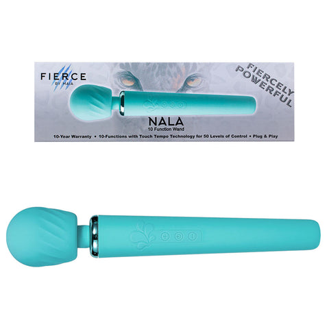 Maia NALA - Blue 30 cm USB Rechargeable Massage Wand - Image 1