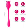 Maia MEADOW - Pink 14 cm USB Rechargeable Flower Stimulator