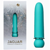 Maia JAGUAR - Blue - Blue 10.1 cm USB Rechargeable Bullet - Image 1