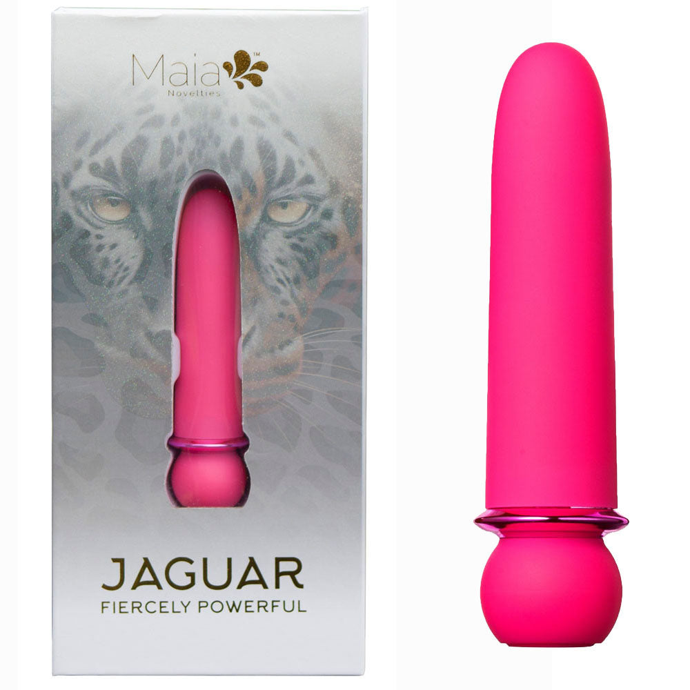 Maia JAGUAR 10.1 cm USB Rechargeable Bullet - Pink