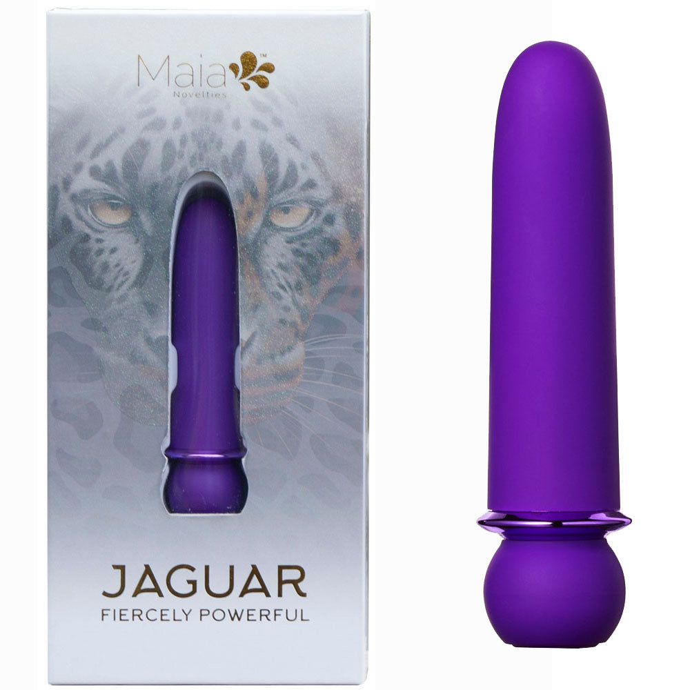 Maia JAGUAR 10.1 cm USB Rechargeable Bullet - Purple