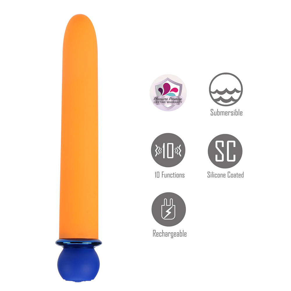 Maia RORI - Orange 15.2 cm USB Rechargeable XL Bullet