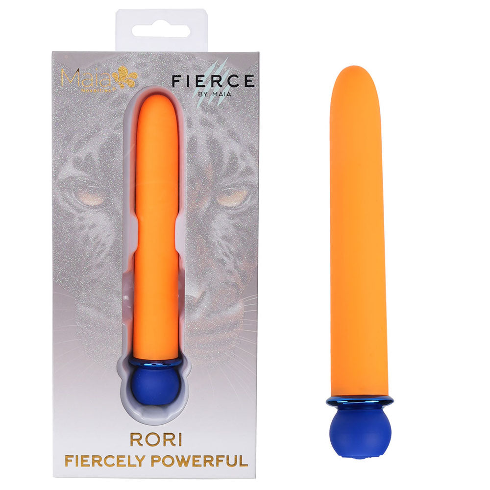 Maia RORI 15.2 cm USB Rechargeable XL Bullet - Orange