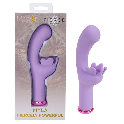 Maia MYLA 15.9 cm USB Rechargeable Butterfly Vibrator - Lavender