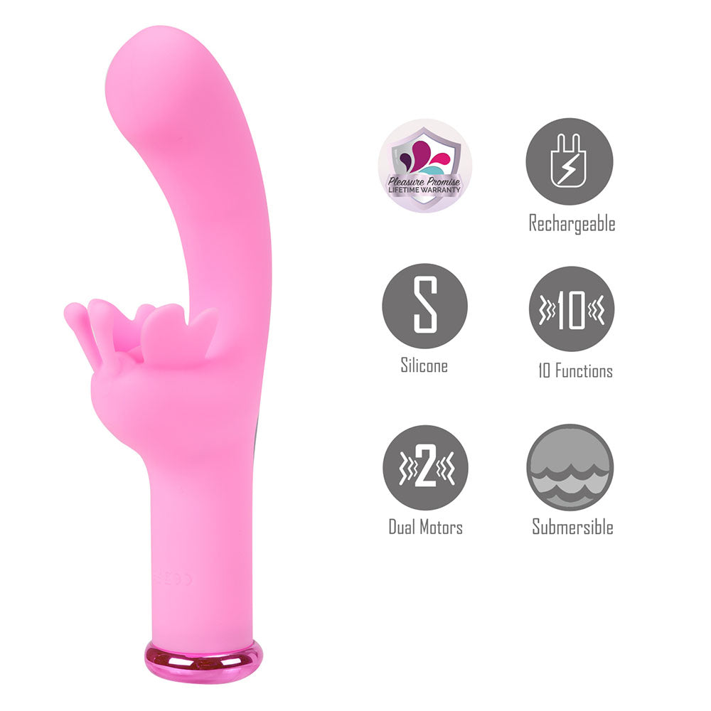 Maia MYLA 15.9 cm USB Rechargeable Butterfly Vibrator