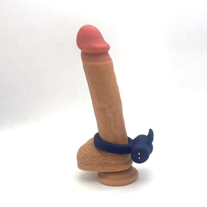 Maia HUXLEY - Blue USB Rechargeable Strong Vibrating Cock Ring