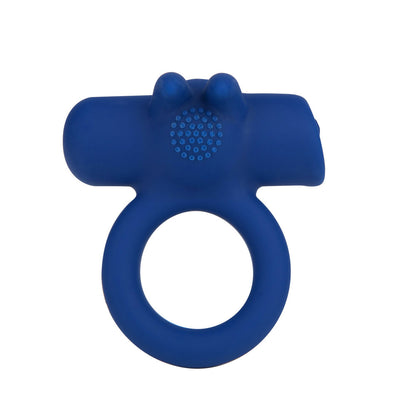 Maia HUXLEY - Blue USB Rechargeable Strong Vibrating Cock Ring