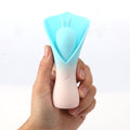 Maia MINA - Blue - Blue/Pink USB Rechargeable Fluttering Flower Stimulator