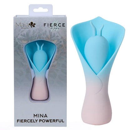 Maia MINA / USB Rechargeable Fluttering Flower Stimulator - Blue