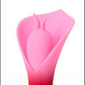 Maia MINA - Red - Red/Pink USB Rechargeable Fluttering Flower Stimulator