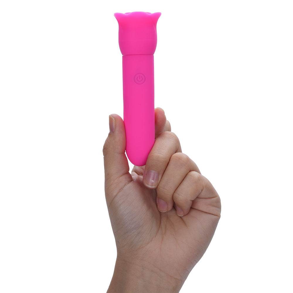 Maia VIBEDRIVE - Pink 10 cm USB Rechargeable Bullet with 16 GB Storage