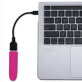 Maia VIBEDRIVE - Pink - Pink 10 cm USB Rechargeable Bullet with 16 GB Storage