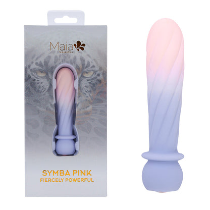 Maia SYMBA 10.8 cm USB Rechargeable Bullet Vibrator - Pink