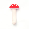 Maia ALICE - Red/White 15.2 cm USB Rechargeable Dual Vibrating Mushroom