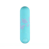 Maia Julia - Teal 7.6 cm USB Rechargeable Bullet - Image 3