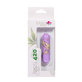 Maia Jessi 420 - Violet 7.6 cm USB Rechargeable Bullet - Image 4