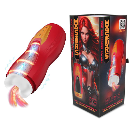 MASTURS Solara - Vibrating, Thrusting & Heating Auto Stroker