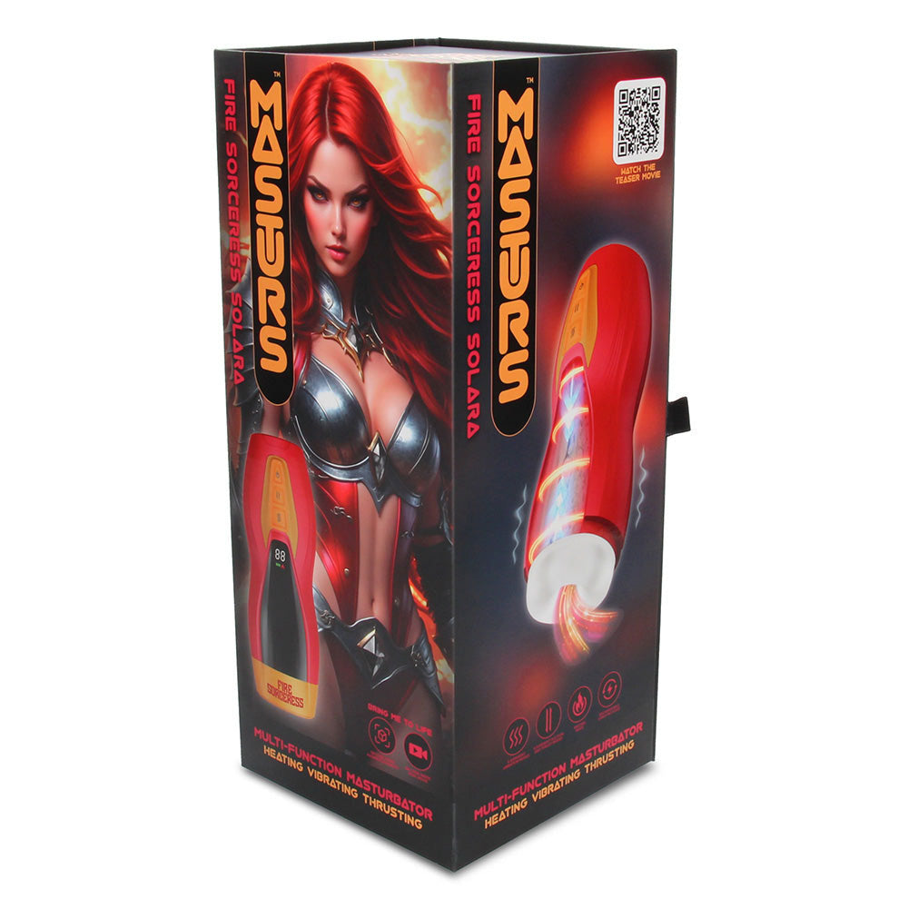 MASTURS Solara - Vibrating, Thrusting & Heating Auto Stroker