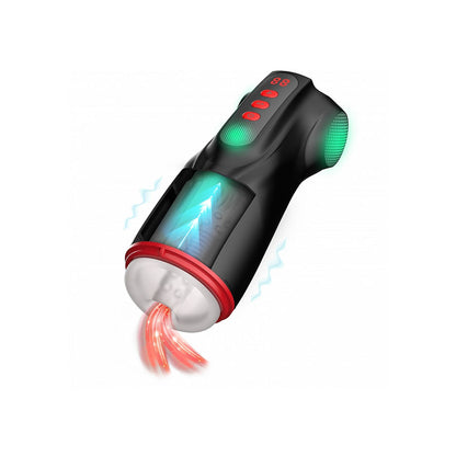 MASTURS Raven - Vibrating and Sucking Auto Stroker