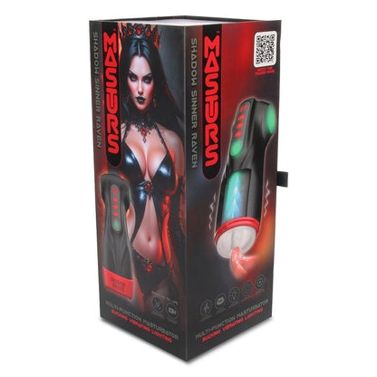 MASTURS Raven - Vibrating and Sucking Auto Stroker