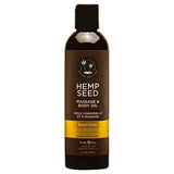 Hemp Seed Massage & Body Oil - Beach Daze (Coconut & Pineapple) Scented - 237 ml Bottle - Image 1