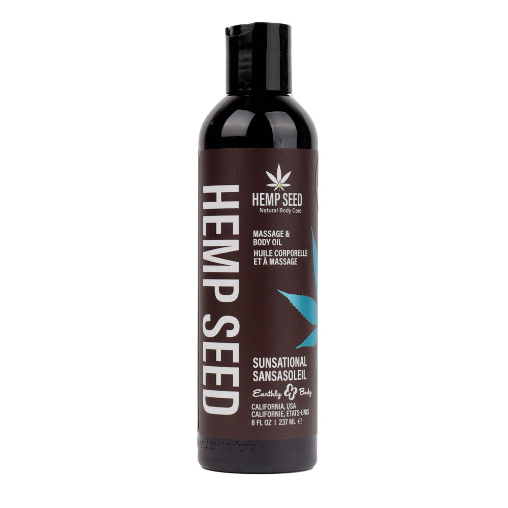 Hemp Seed Massage & Body Oil - Sunsational