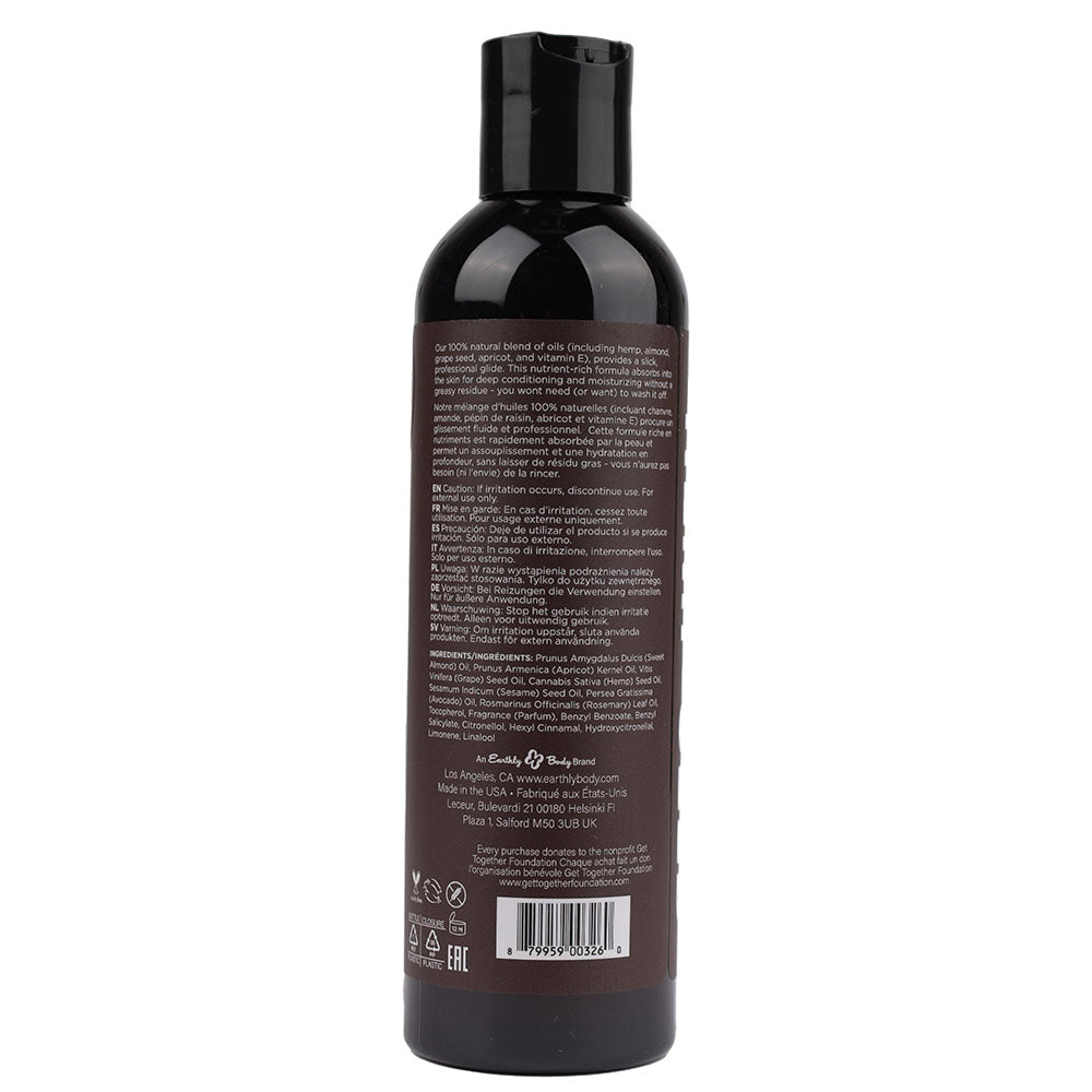 Hemp Seed Massage & Body Oil - Guavalava Scented - 237 ml Bottle