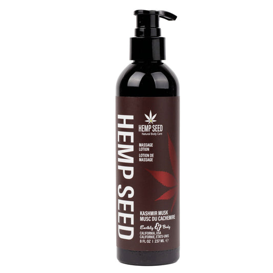Hemp Seed Massage Lotion - Kashmir Musk Scented - 237 ml Bottle