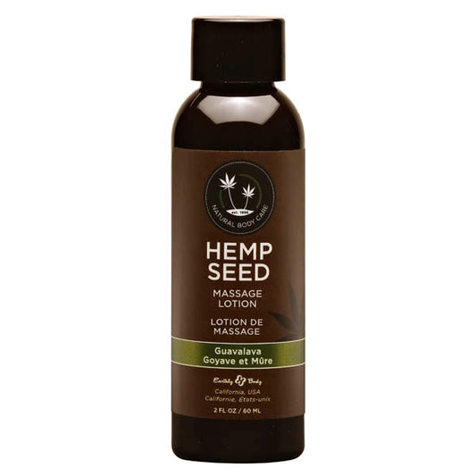 Hemp Seed Massage Lotion - Guavalava Scented - 59 ml Bottle