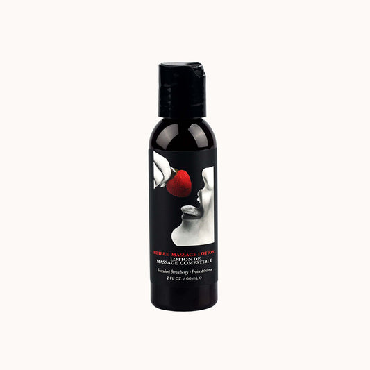 EB Edible Massage Lotion - Strawberry Flavoured Massage Lotion - 60 ml