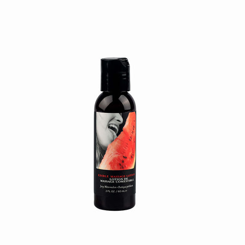 Edible Massage Lotion - Watermelon - Watermelon Flavoured Massage Lotion -  60 ml - Image 1