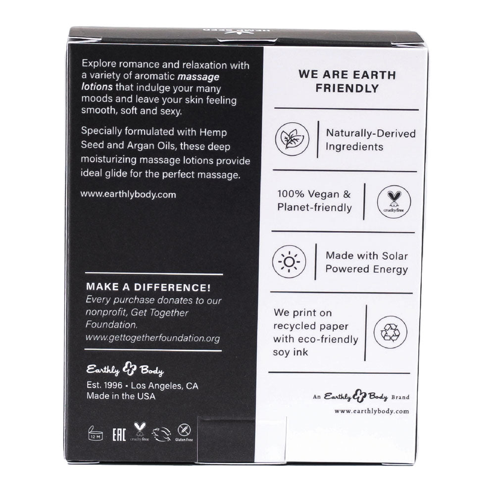 Hemp Seed Edible Massage A Trois - Edible Massage Lotion Kit - 3