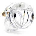 Mini-Me Black Chastity Cock Cage Kit - Clear - Clear 1.25 Inch Cock Cage Kit